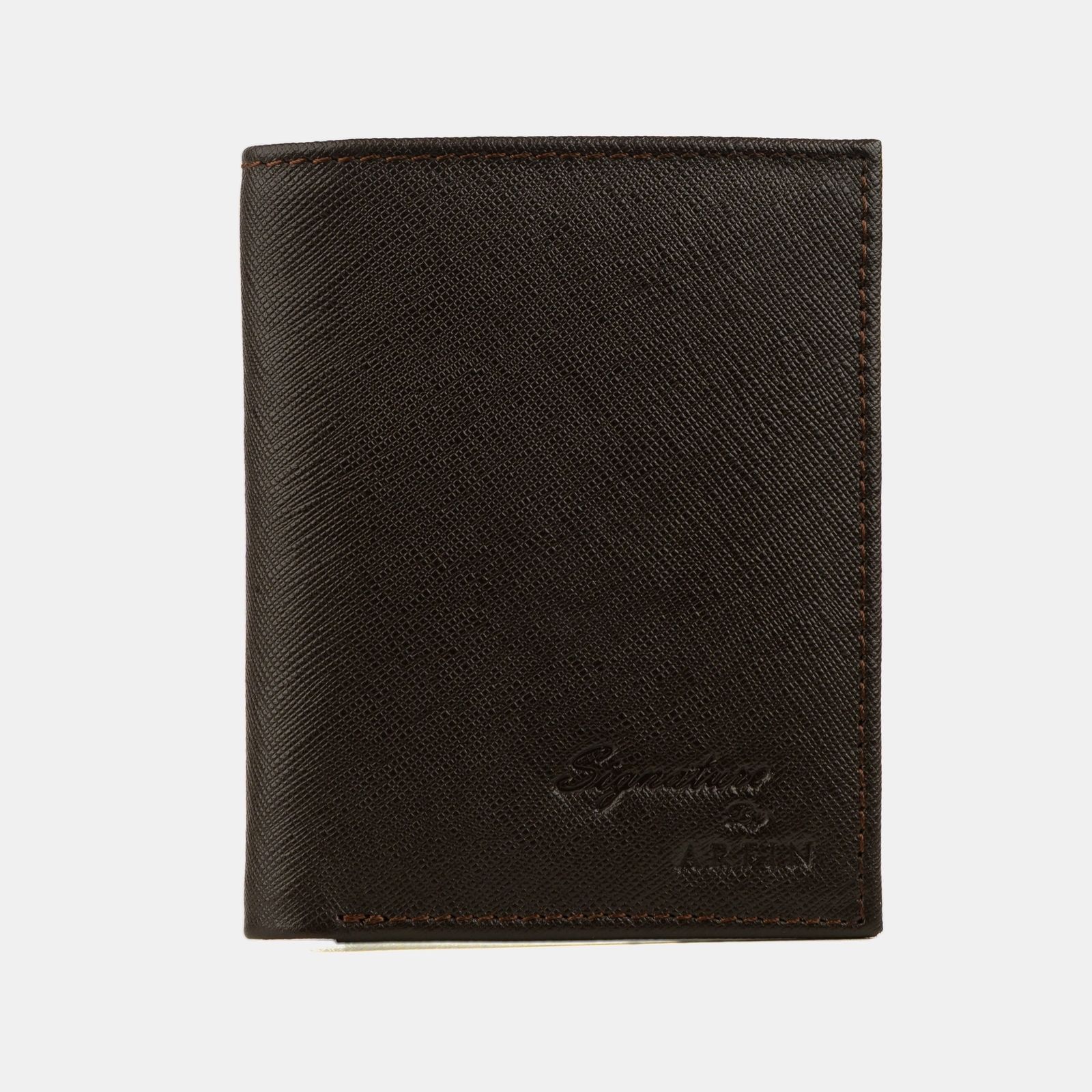 Saffiano Cocoa Mini Wallet