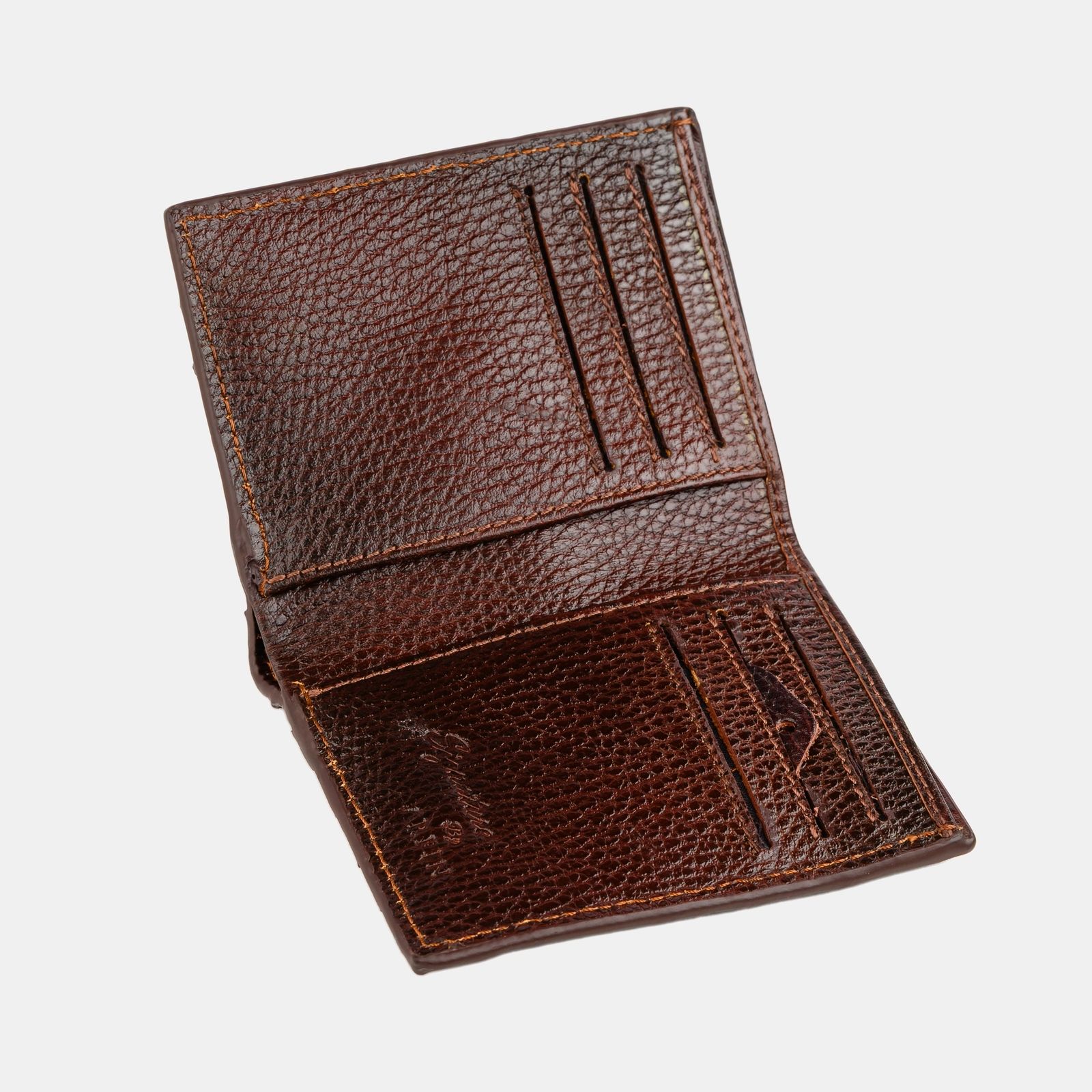 Antique Maroon Vertical Wallet Image