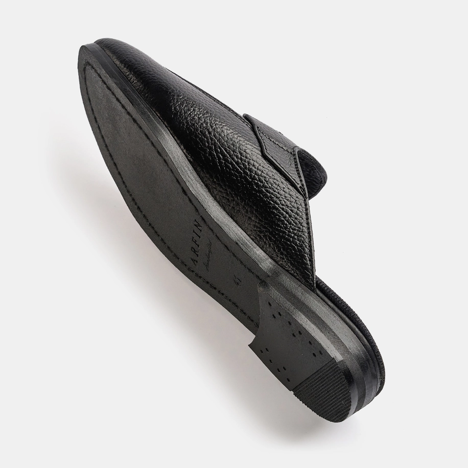 Black Penny Half Shoe Image