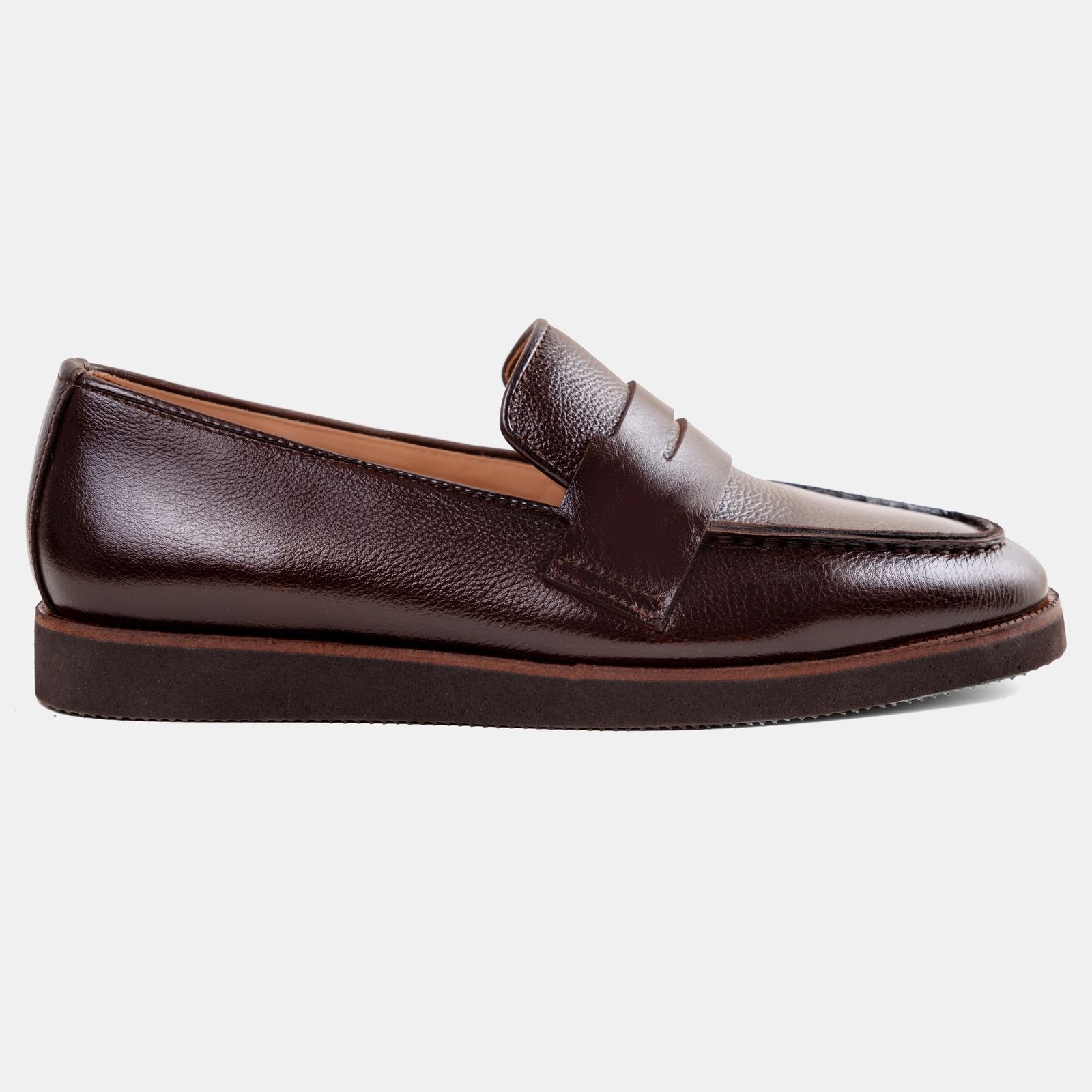 Wedge Sole Flat Comfy Penny Loafer