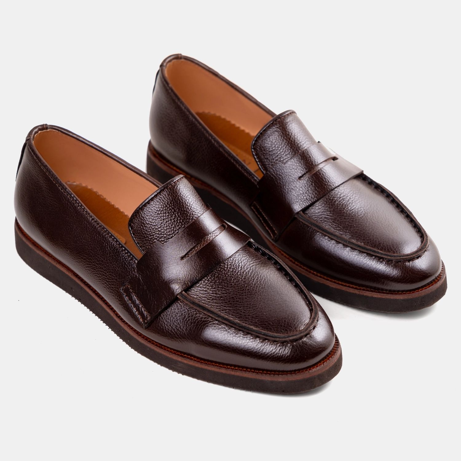 Wedge Sole Flat Comfy Penny Loafer