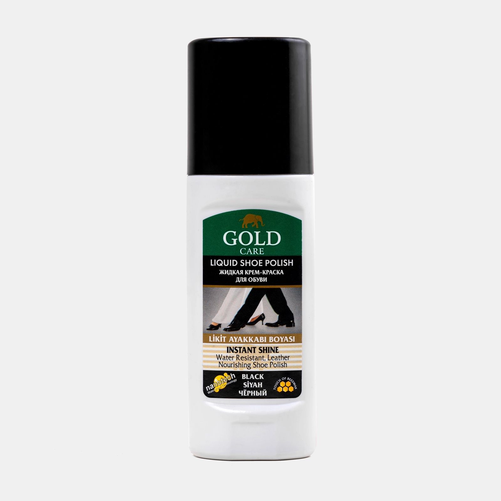 Gold Care Instant Shine Liquid Shoe Polish 75 ML