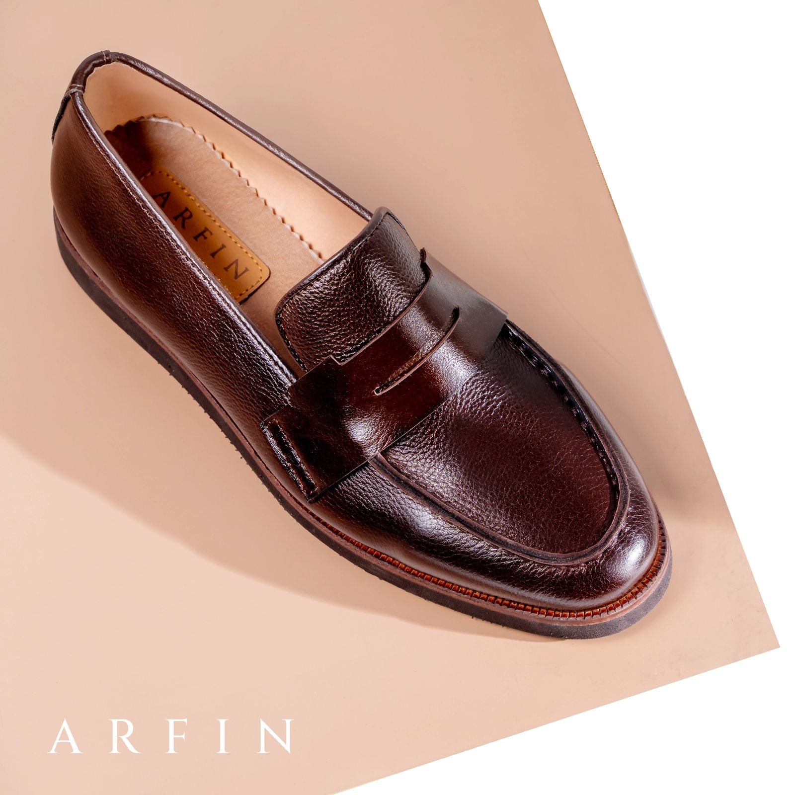 Wedge Sole Flat Comfy Penny Loafer Image