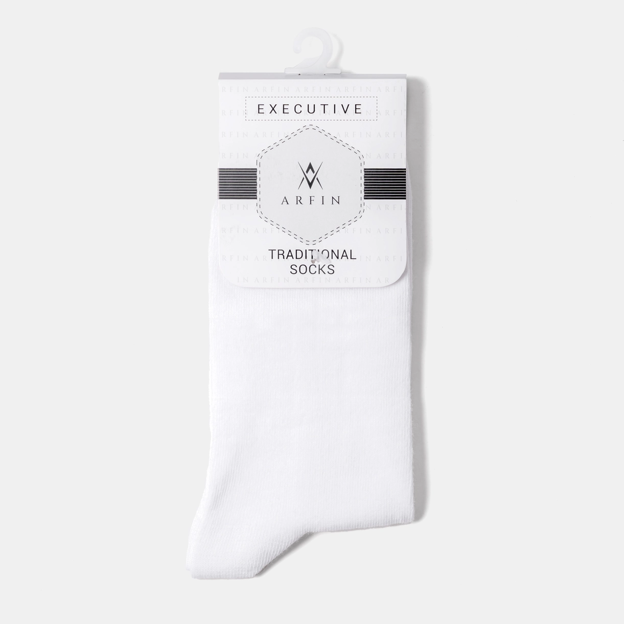 Plain White Long Socks Image