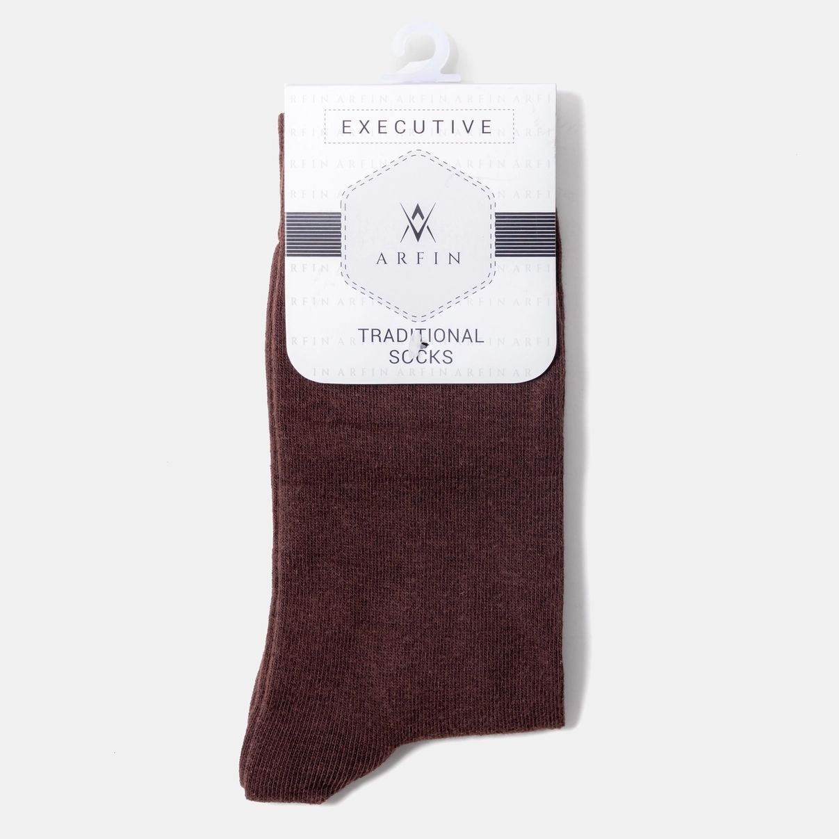 Brown Plain Long Socks Image