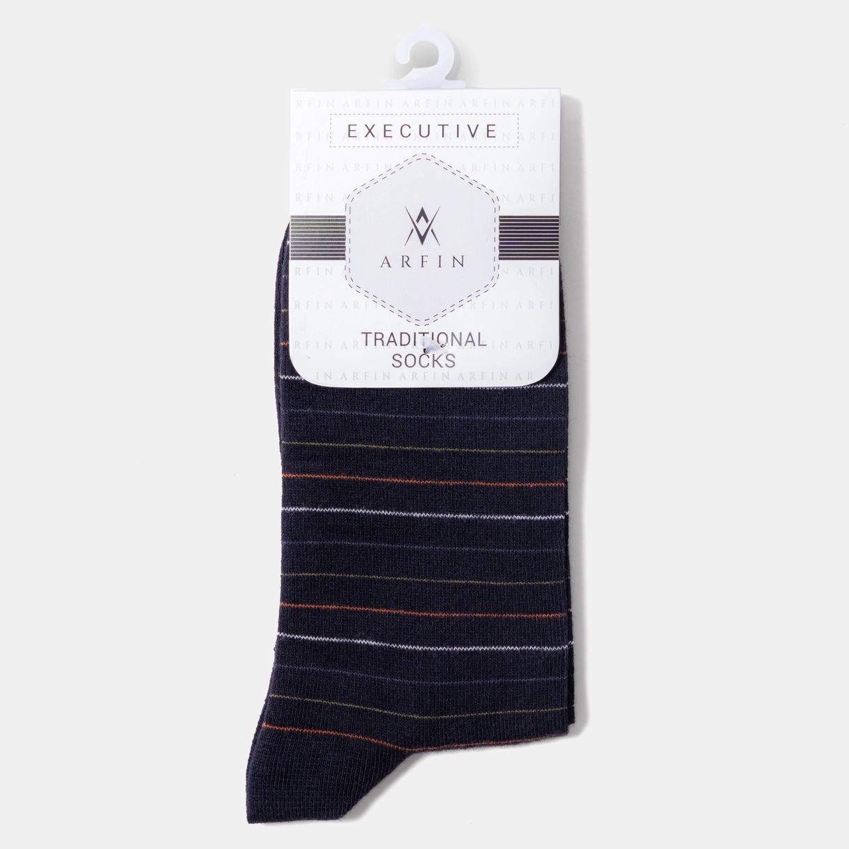 Multi Strips Long Socks