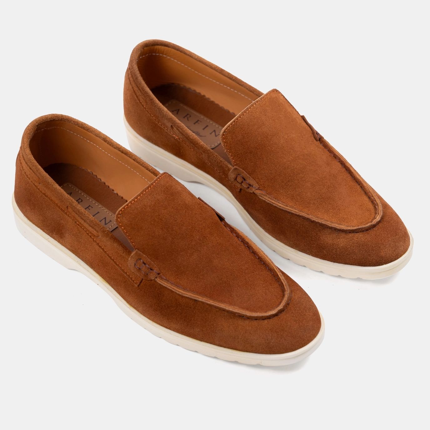 Lightweight Brown Suede Comfy Loafer