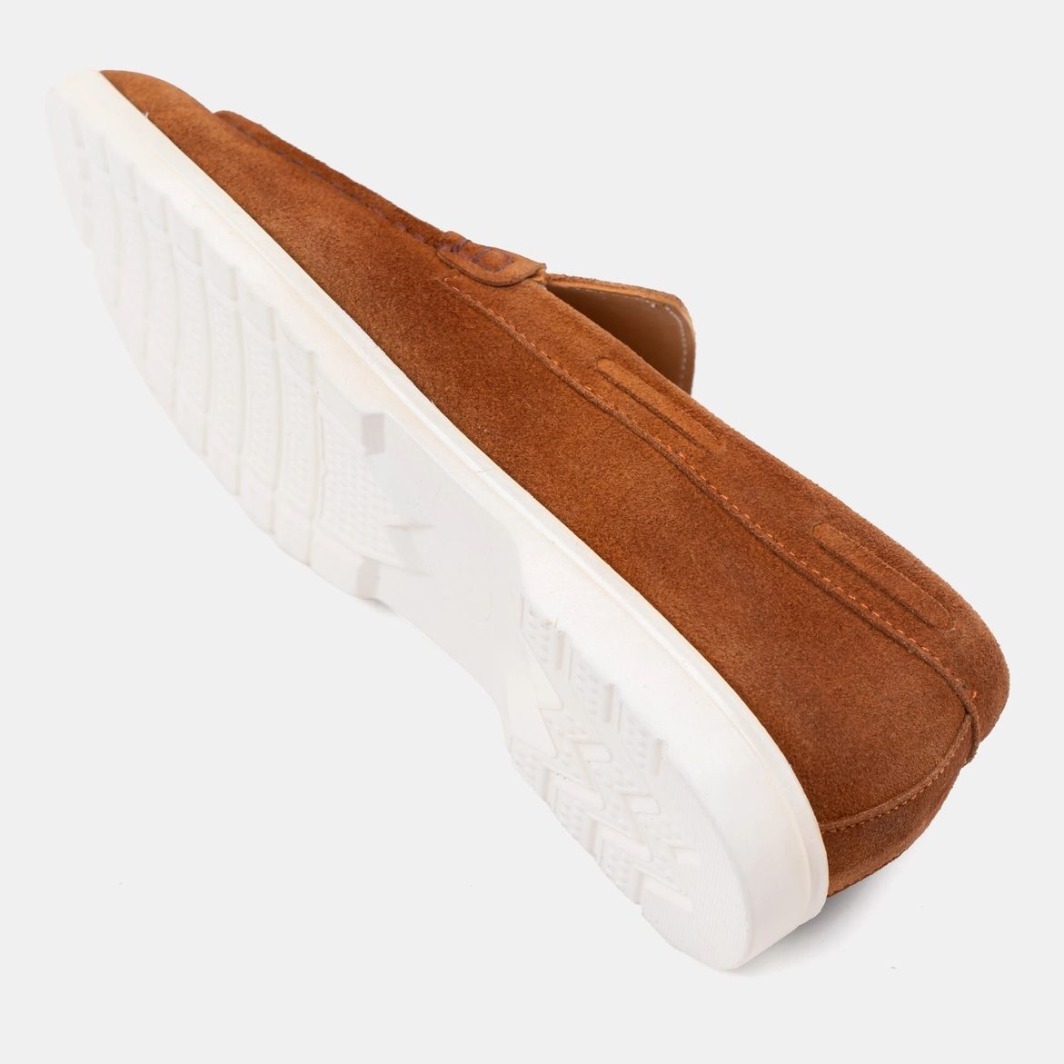 Lightweight Brown Suede Comfy Loafer Image