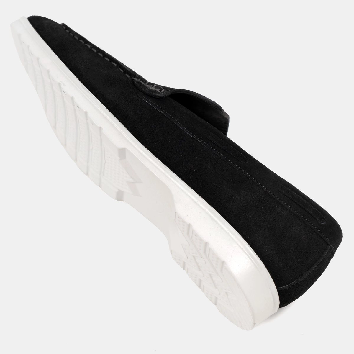 Lightweight Black Suede Comfy Loafer Image