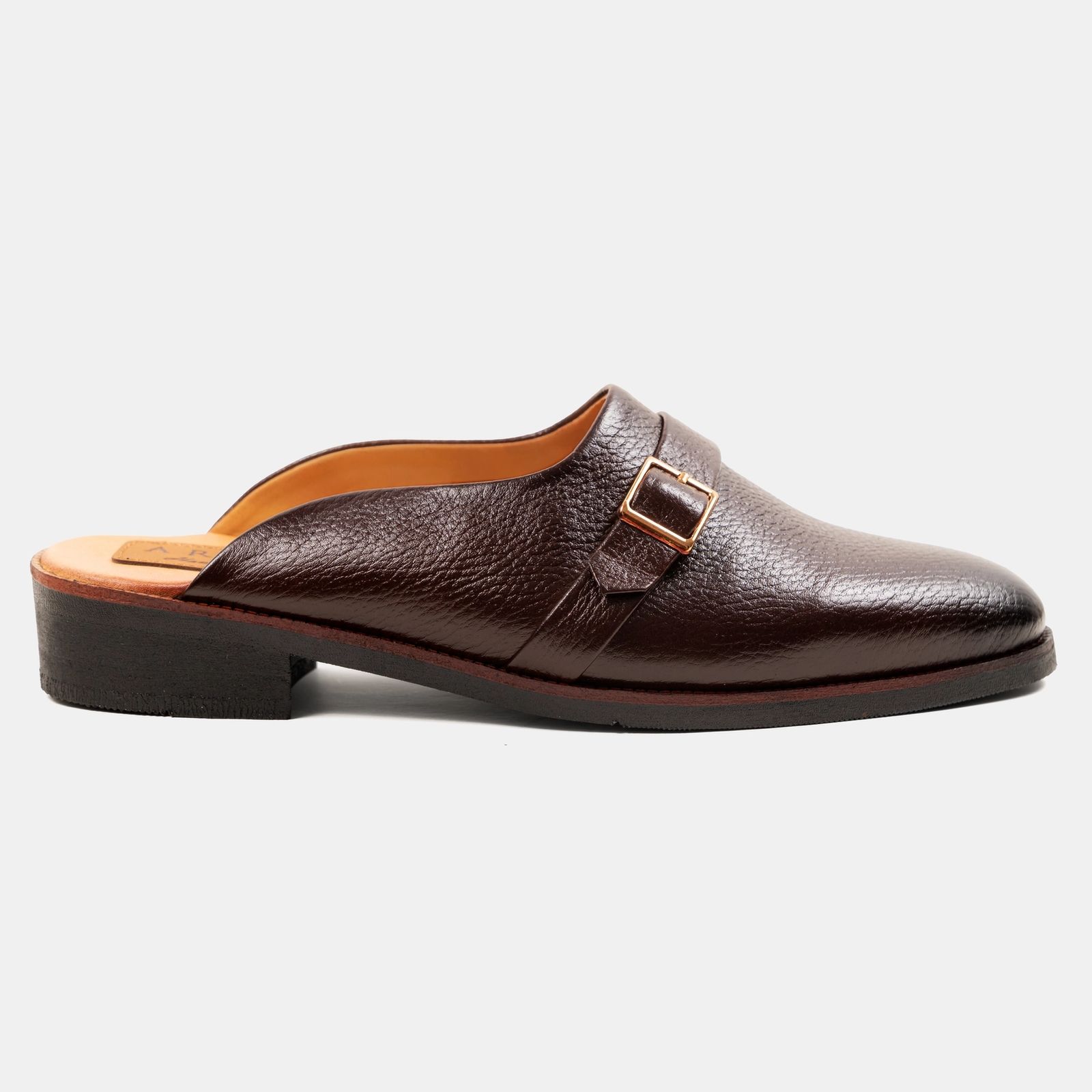 Cocoa Half Shoe Single Monk