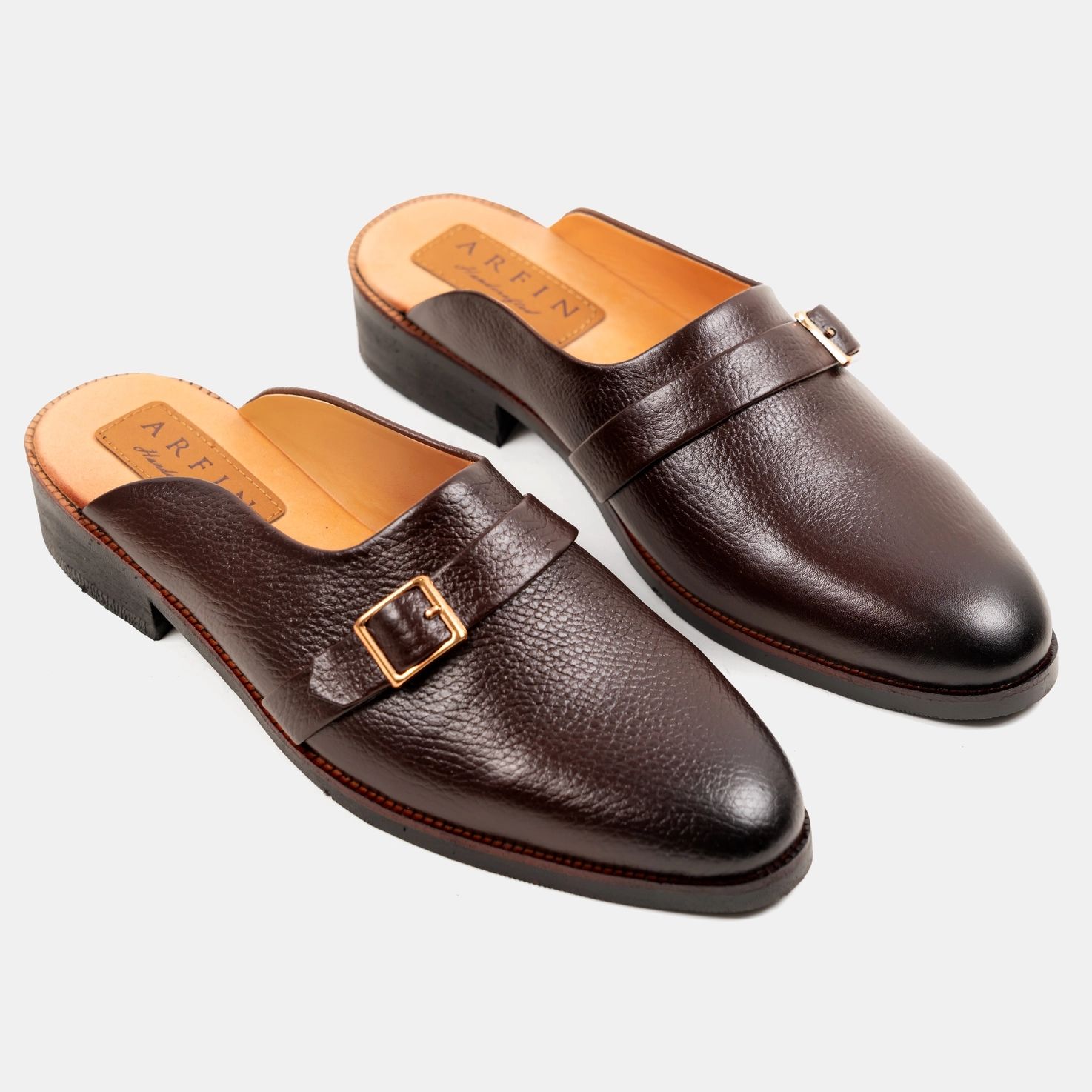 Cocoa Half Shoe Single Monk