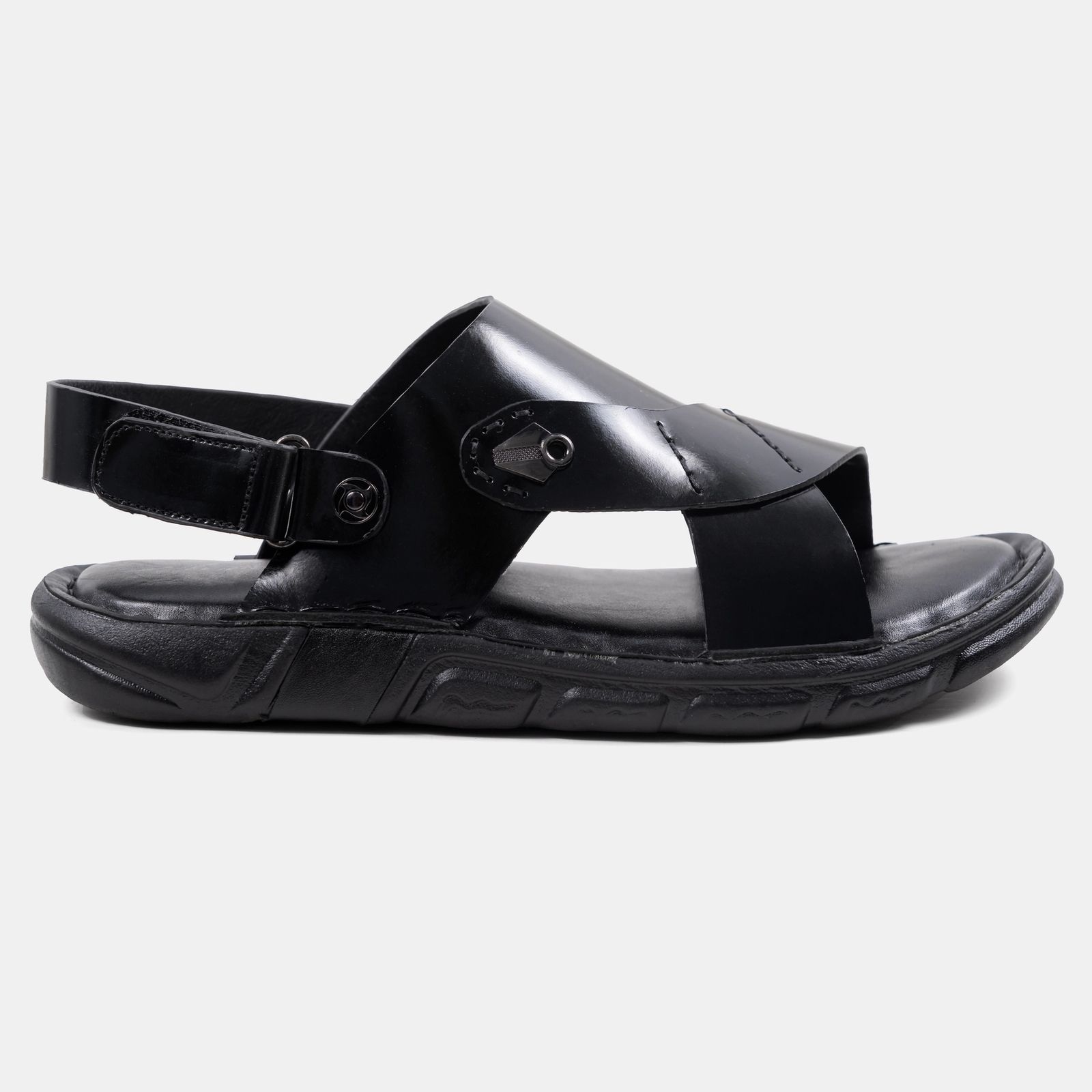Comfy Sole Handmade Patent Sandal