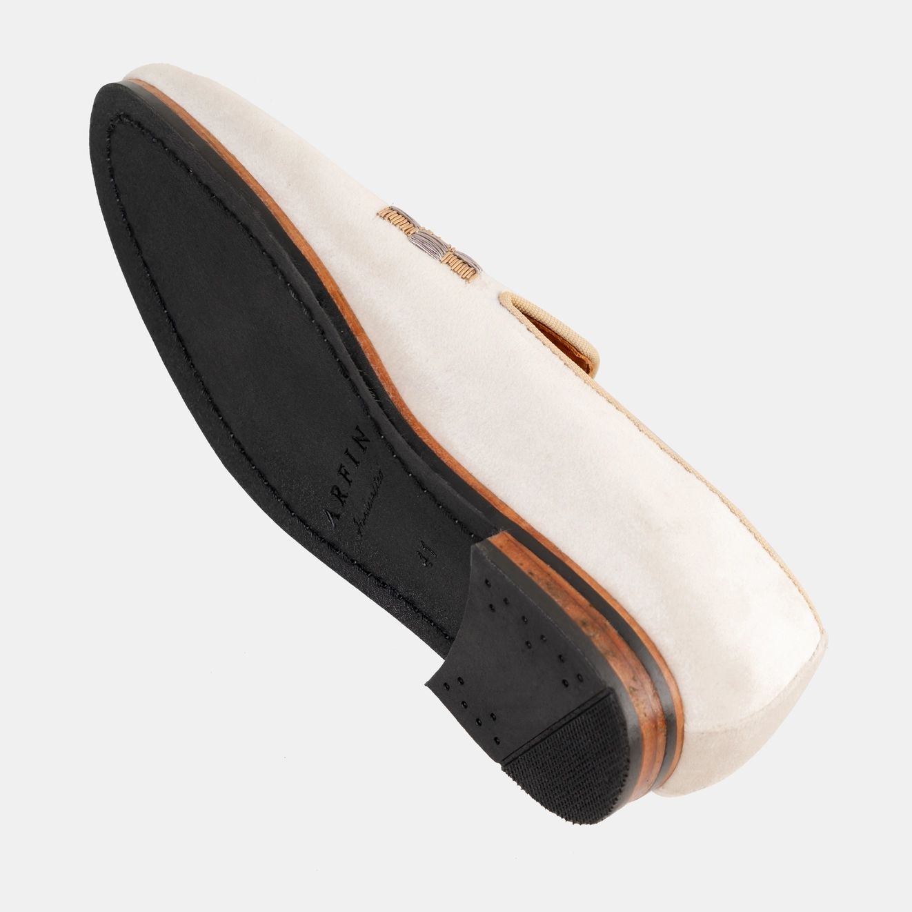 Z45 Strap Zardosi Golden on Off-White Image