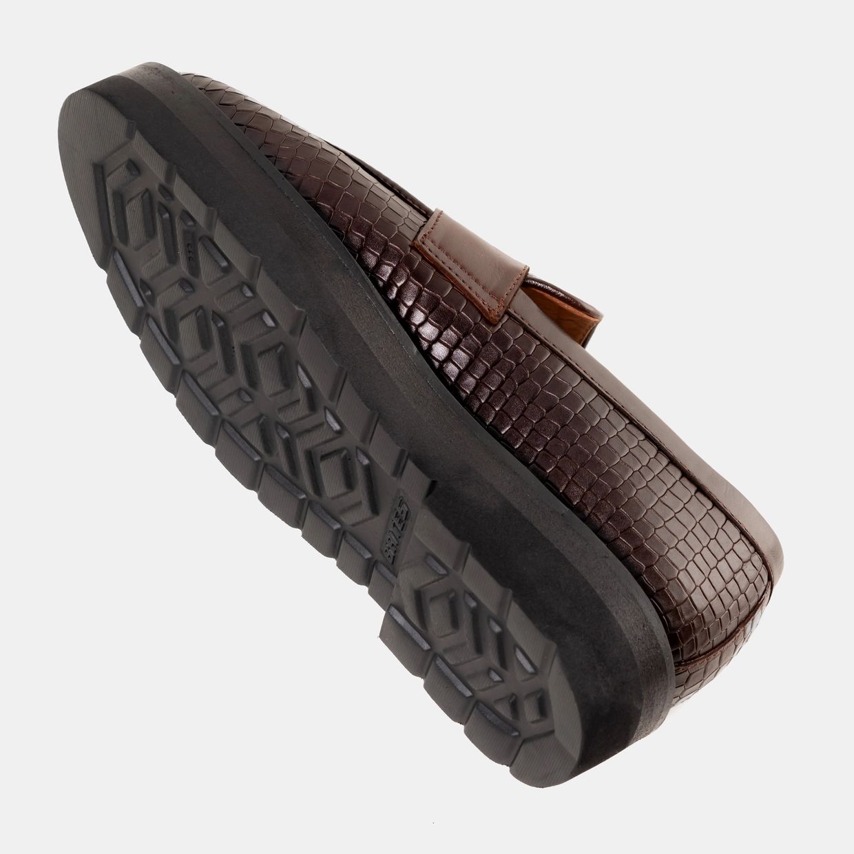 Comfy Fat Height Sole Penny Croco Cocoa Image