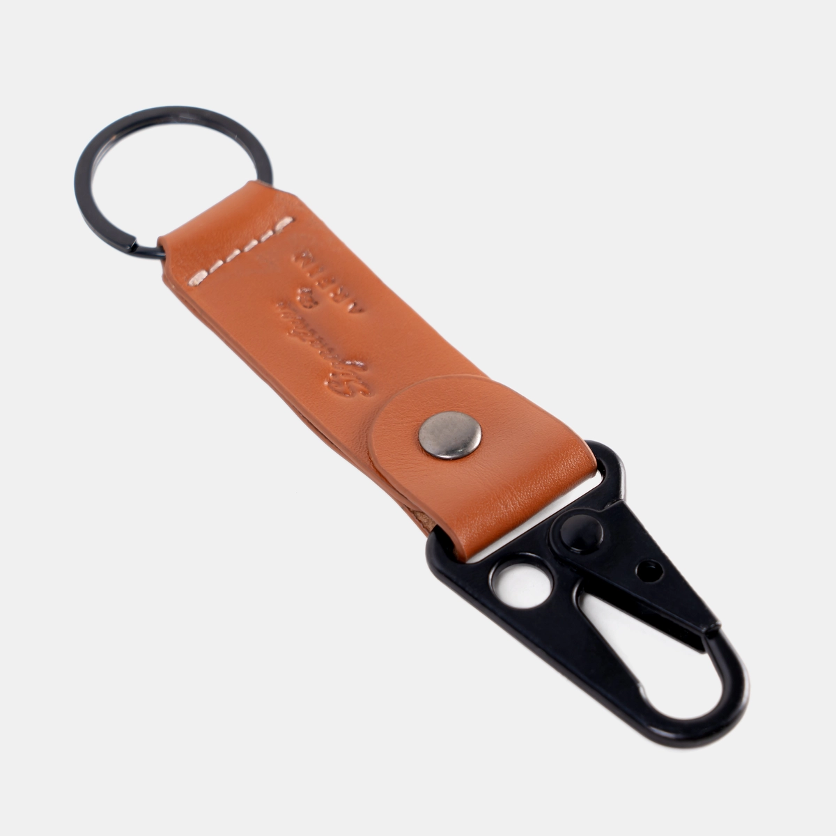 Key Ring Tan Brown