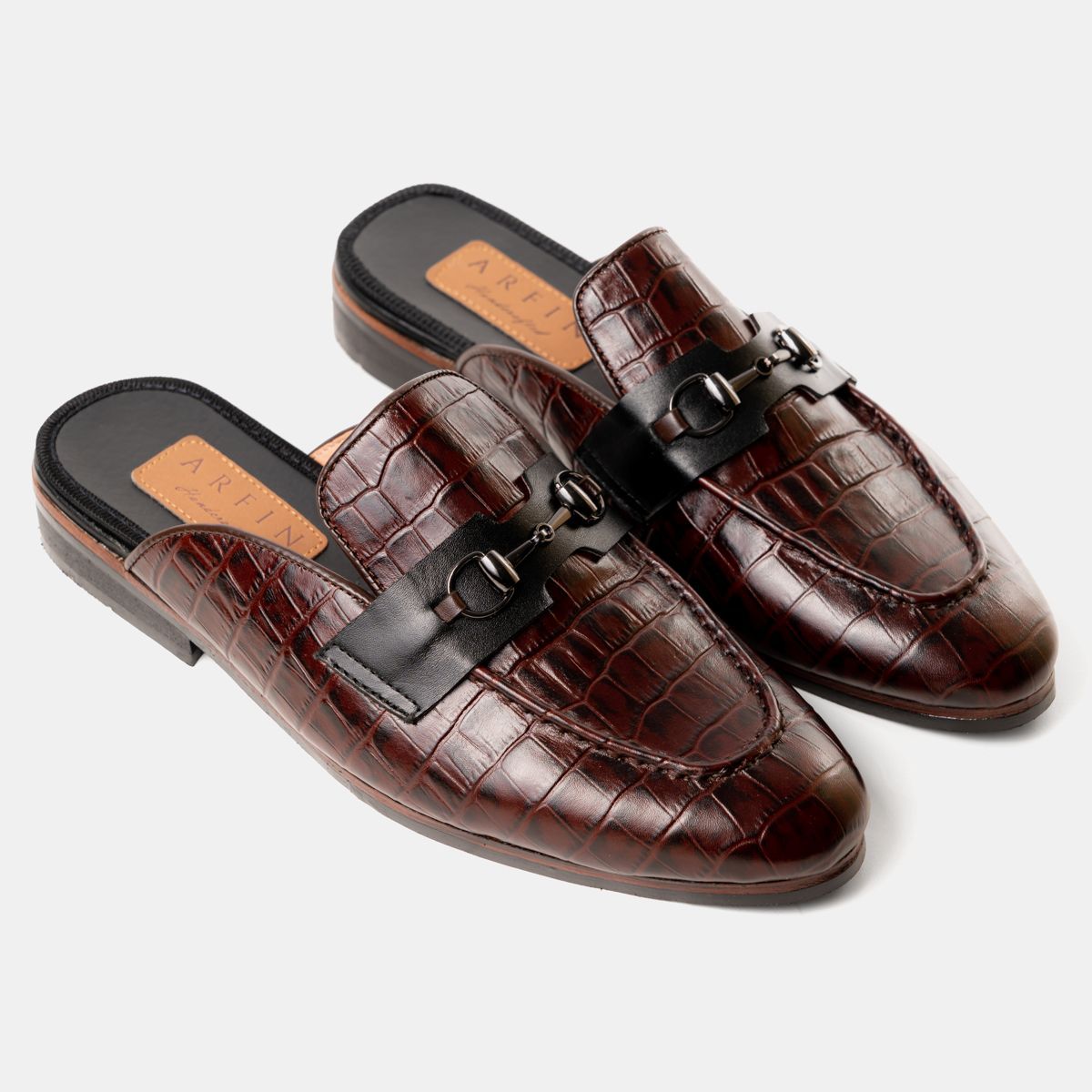  Horse-bit Half Shoe in Brown