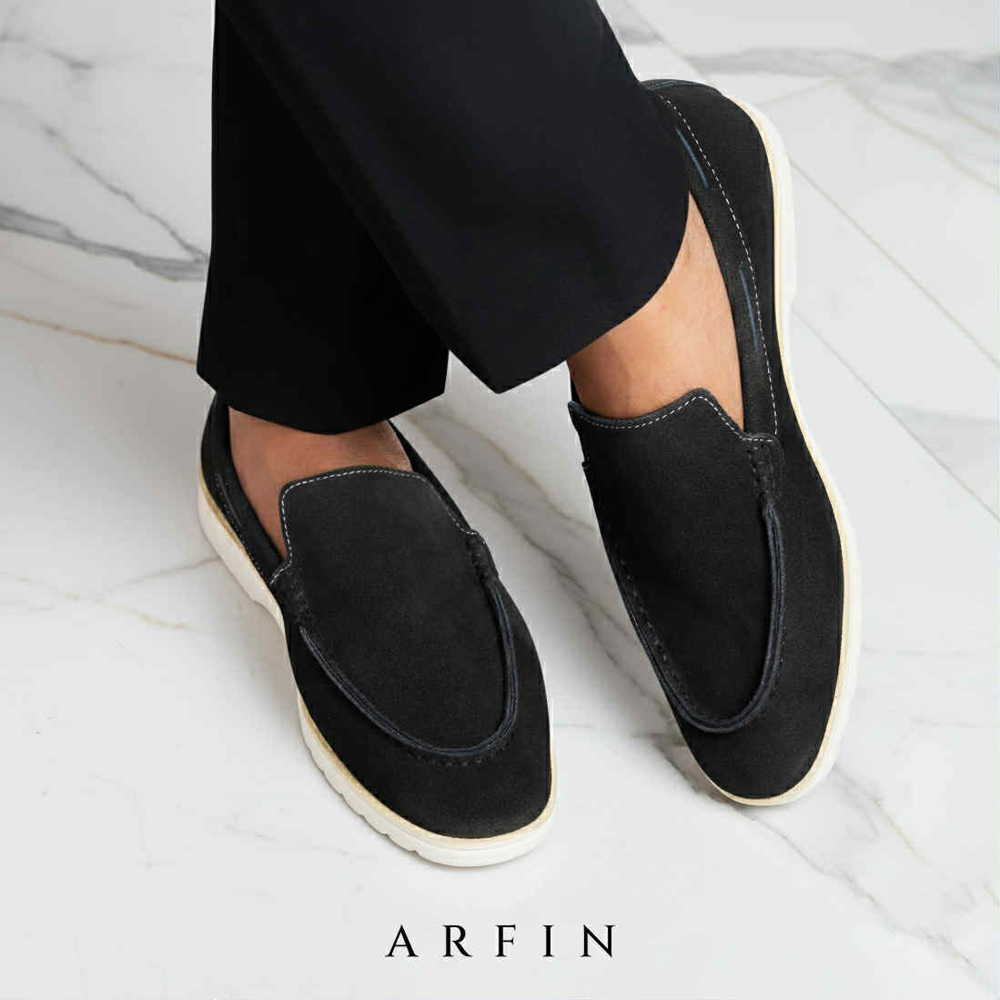 Lightweight Bottle Green Comfy Loafer Image