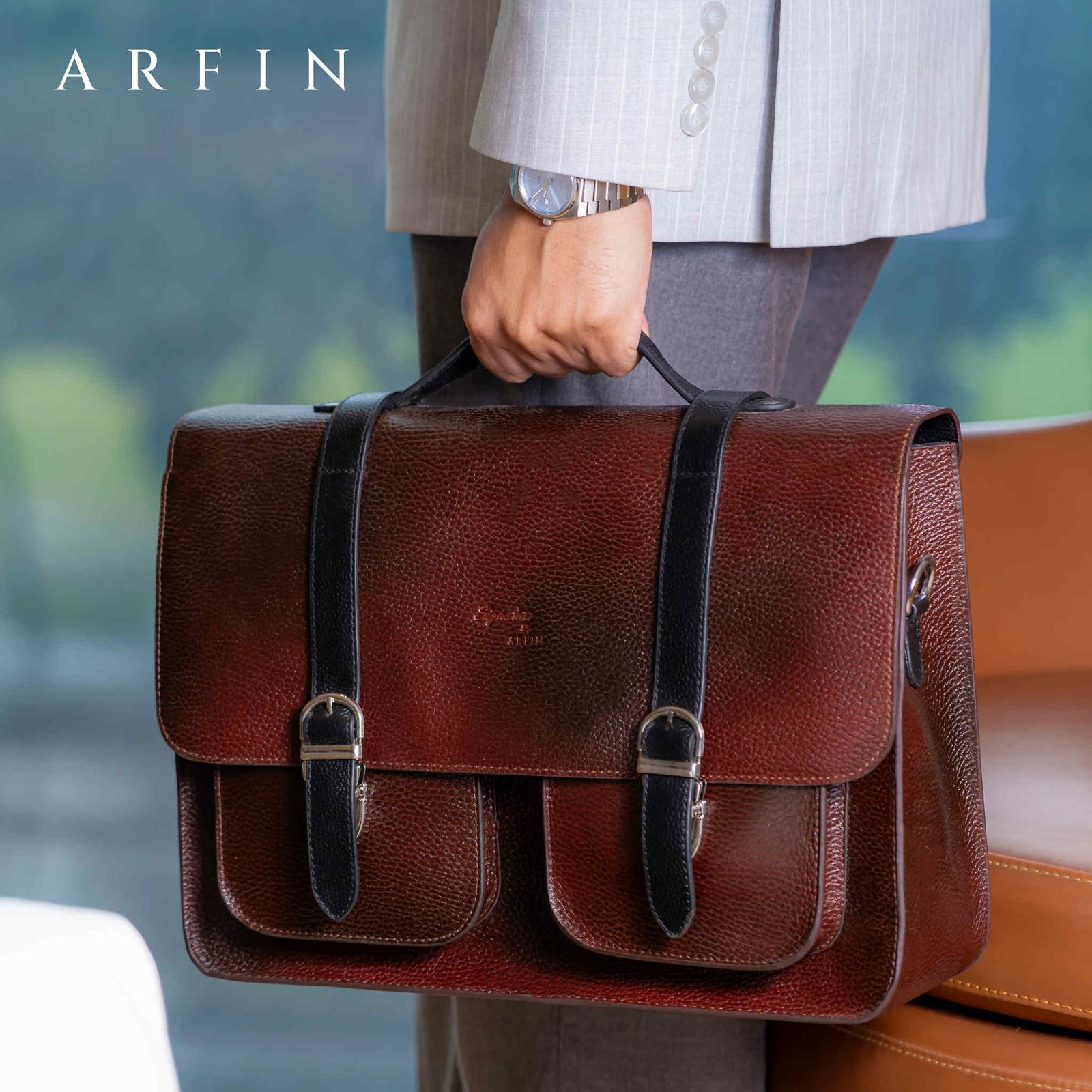 Antique Maroon Executive Bag Image
