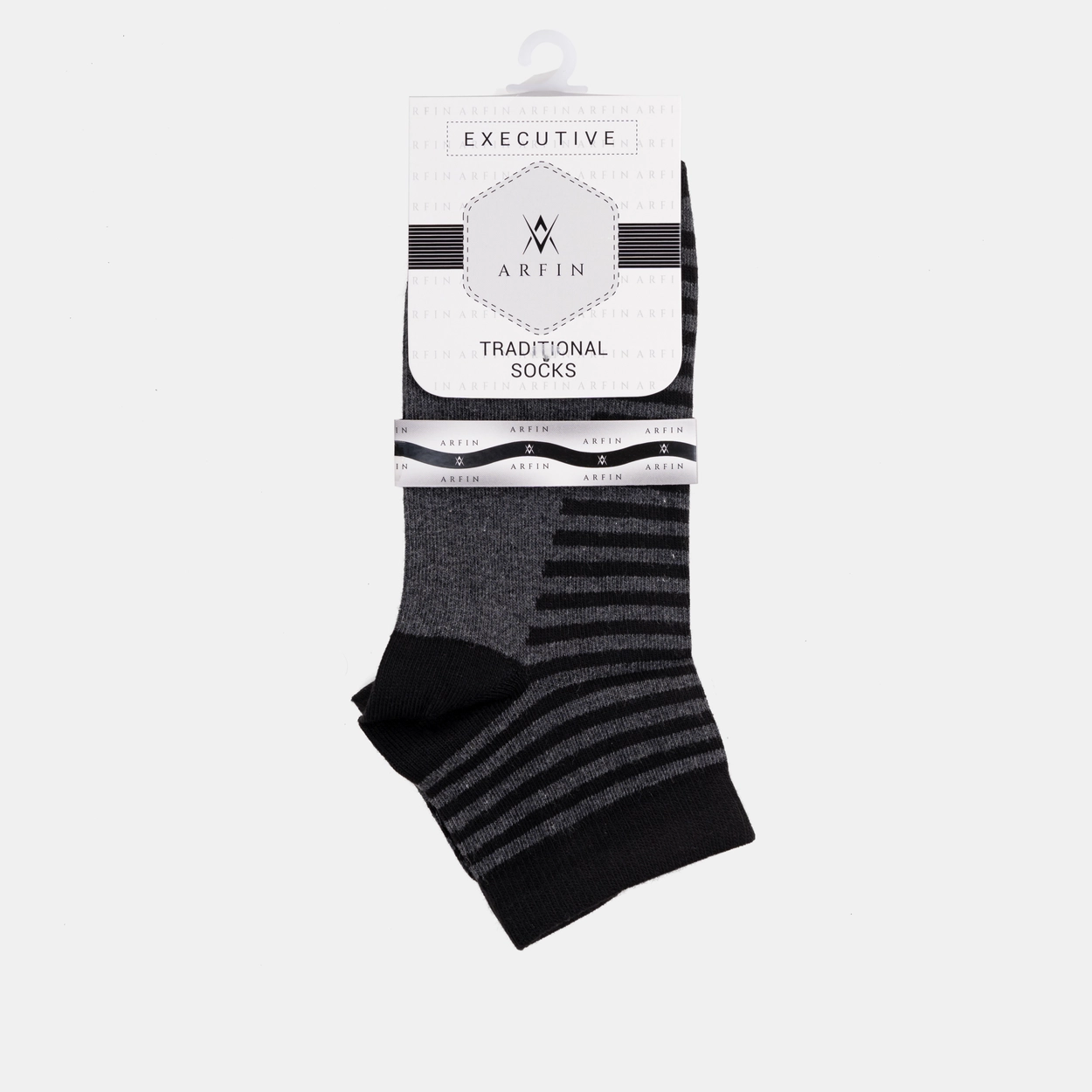 Black Mixed Ankle Socks