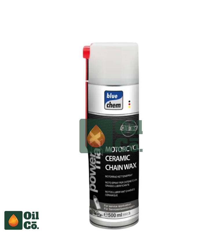 BLUE CHEM POWER MAX MOTORCYCLE CERAMIC CHAIN WAX 500ML
