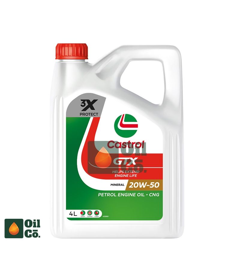 CASTROL GTX 20W-50 MINERAL 4L