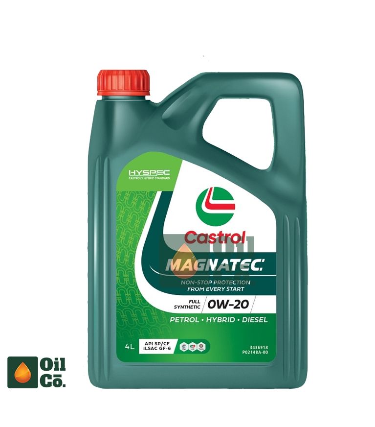 CASTROL MAGNATEC NON-STOP PROTECHTION 0W-20 FULL SYNTHETIC 4L