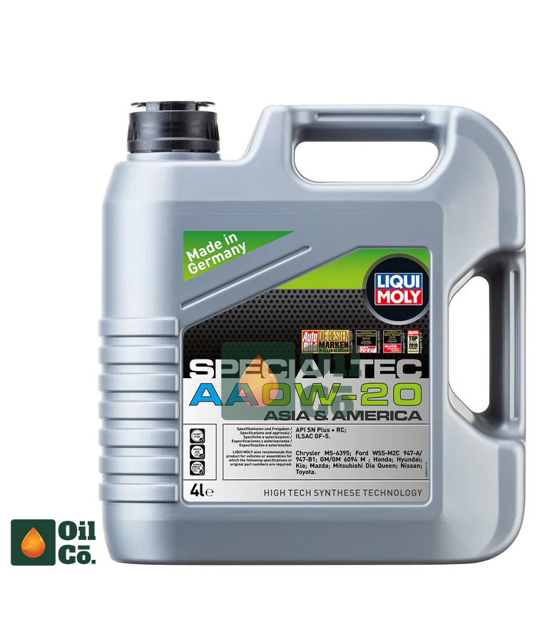 LIQUI MOLY SPECIAL TEC AA 0W-20 SYNTHETIC 4L