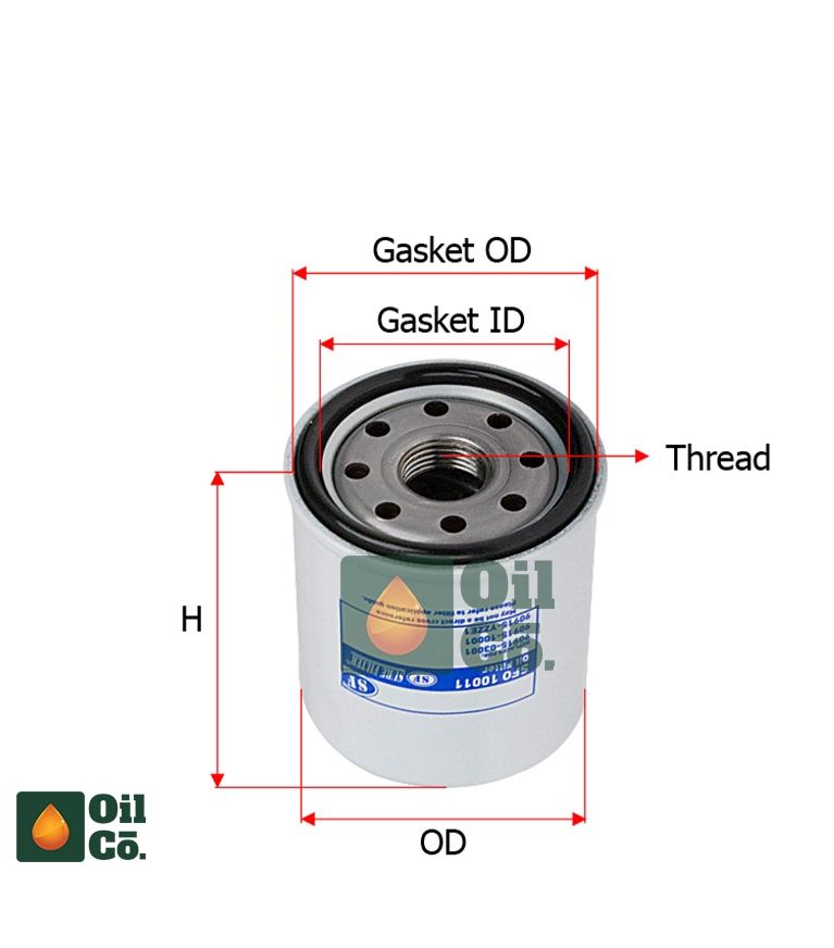SF OIL FILTER SFO 10011