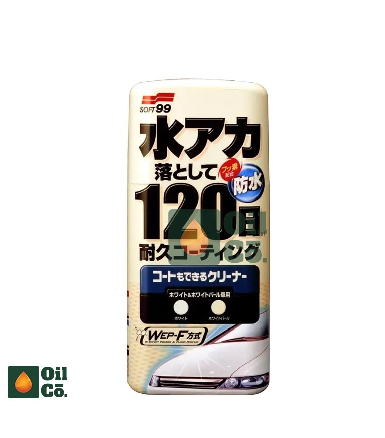 SOFT99 COATING & CLEANING LIQUID WAX WHITE & PEARL 500ML