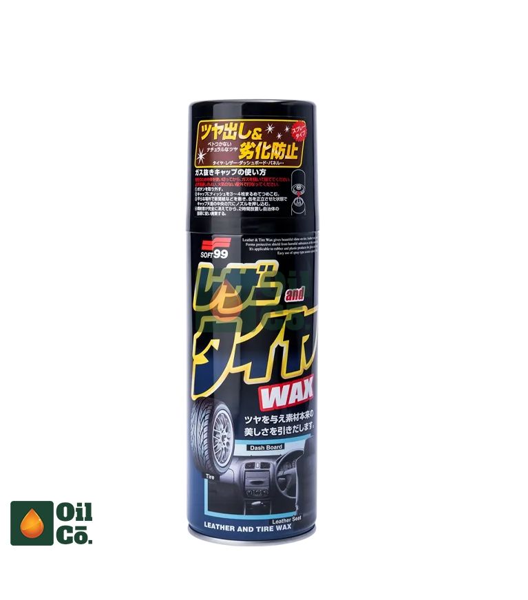 SOFT99 LEATHER & TIRE WAX 420ML