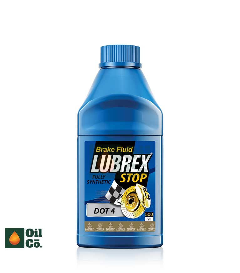LUBREX STOP DOT 4 BRAKE FLUID 500ML