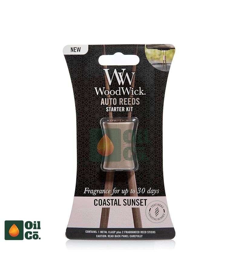 WOODWICK AUTO REEDS COASTAL SUNSET
