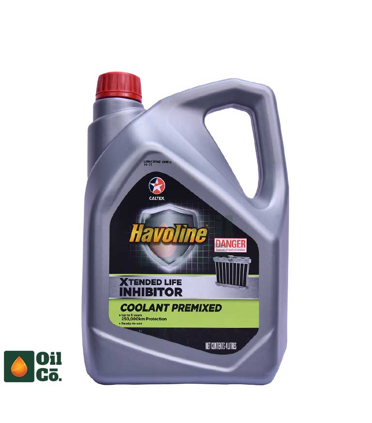 CALTEX HAVOLINE XLI PREMIXED COOLANT GREEN 4L