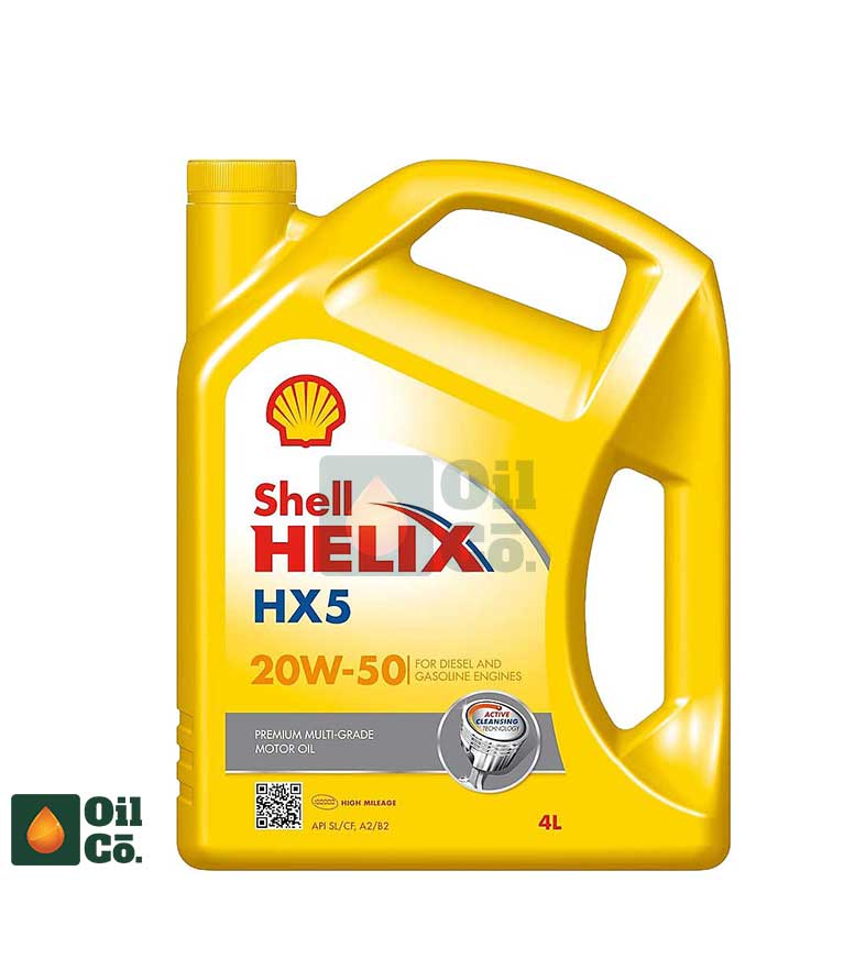 SHELL HELIX HX5 20W-50 MINERAL 4L