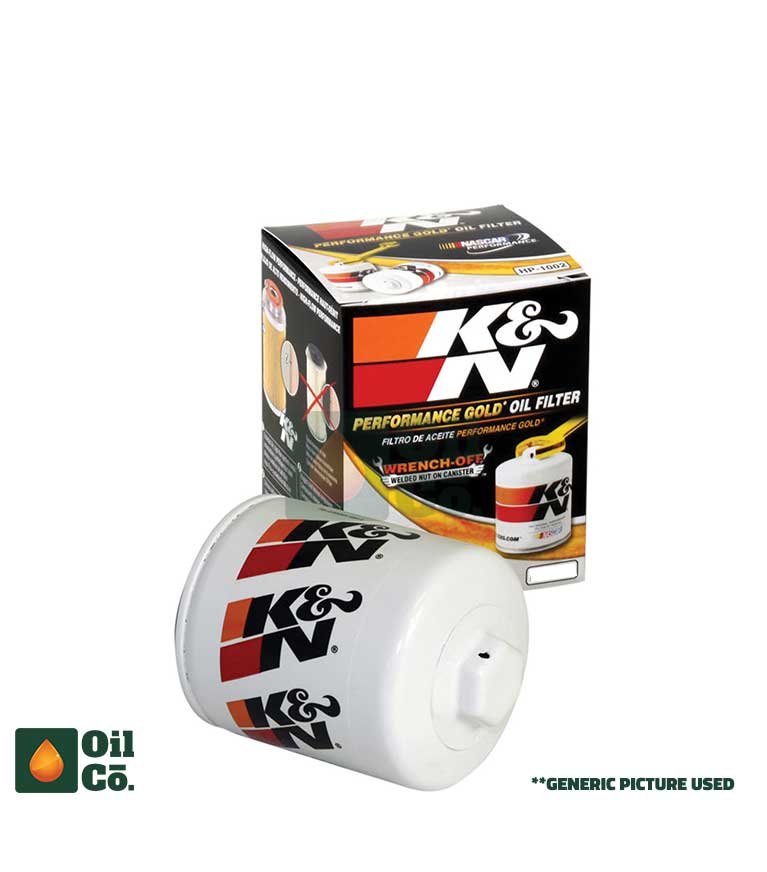 K&N HP-1010 GOLD SERIES OIL FILTER