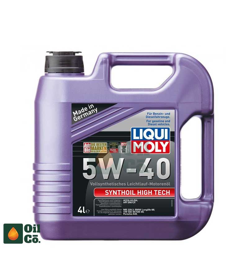 LIQUI MOLY SYNTHOIL HIGH TECH 5W-40 FULL SYNTHETIC 4L