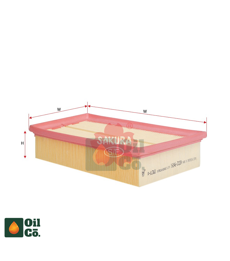 SAKURA AIR FILTER A-61360 FOR NISSAN