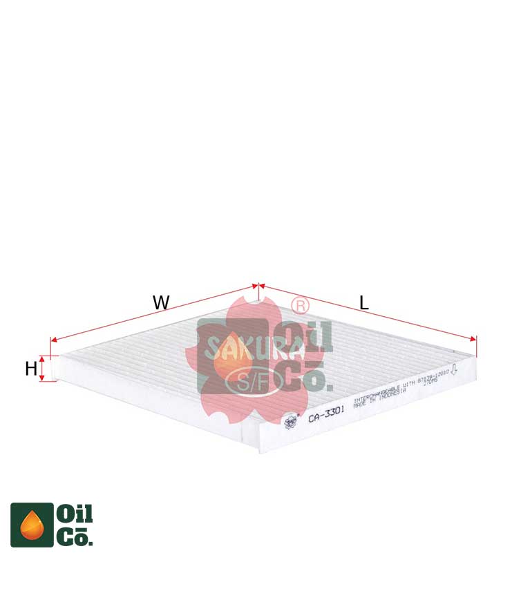 SAKURA CABIN FILTER CA-3301 FOR TOYOTA