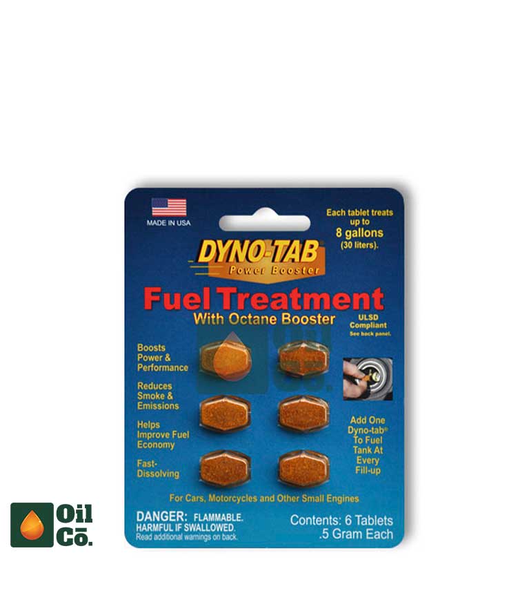 DYNO TAB FUEL TREATMENT WITH OCTANE BOOSTER 6TAB CARD