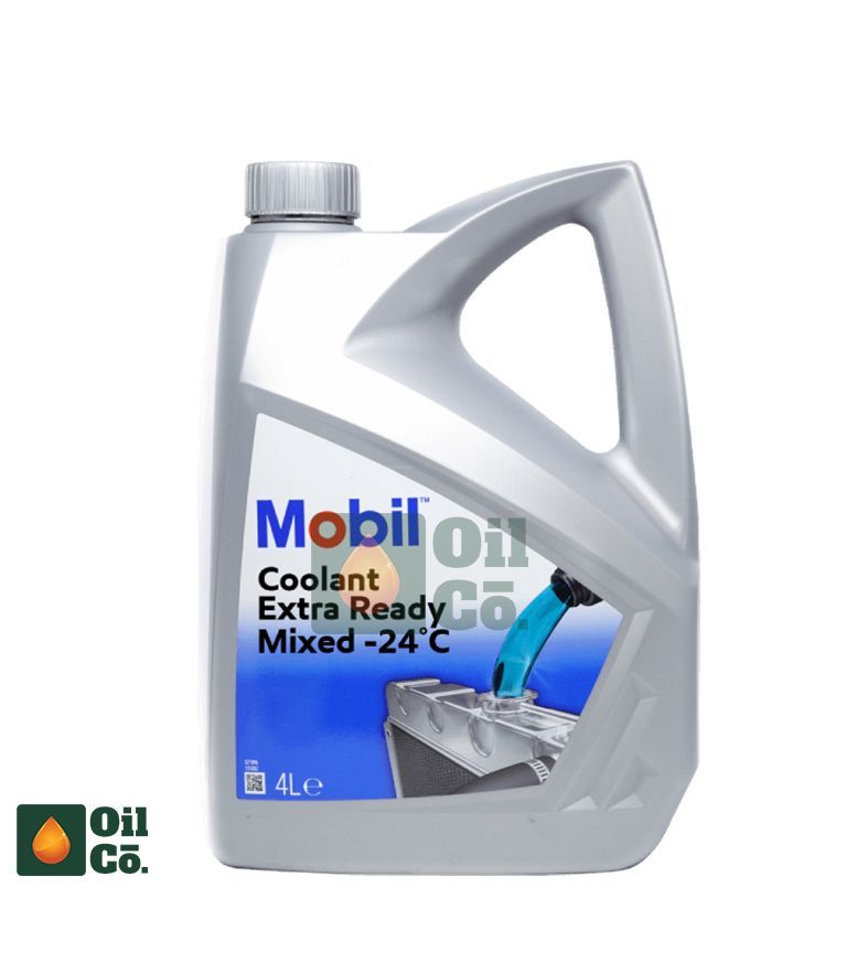 MOBIL COOLANT EXTRA READY MIXED -24°C BLUE 4L