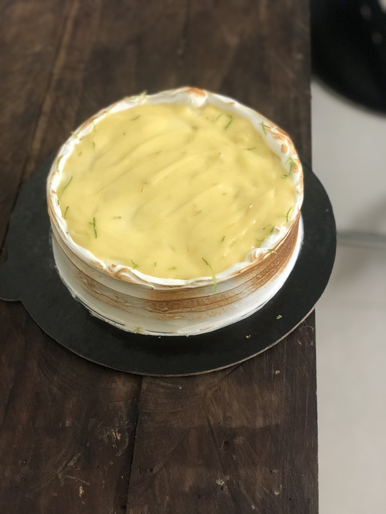 Vanilla Lemon  Layer Cake