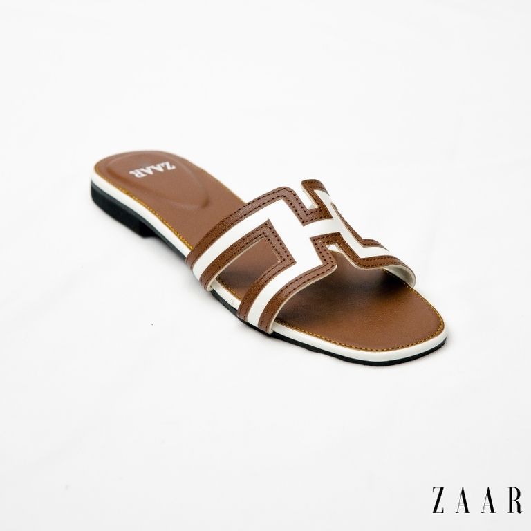 Hermès in White & Brown