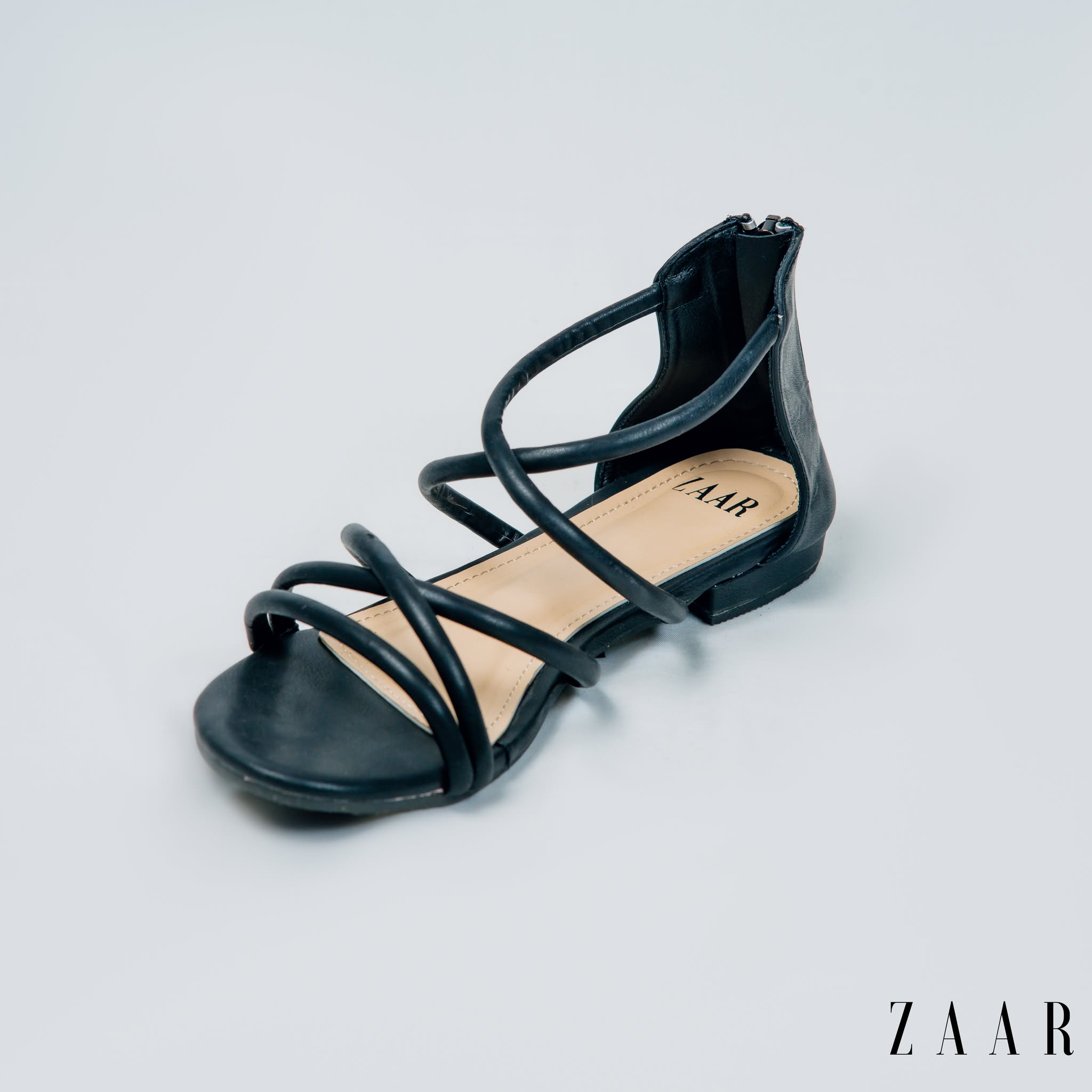 Chic Cascades in Black