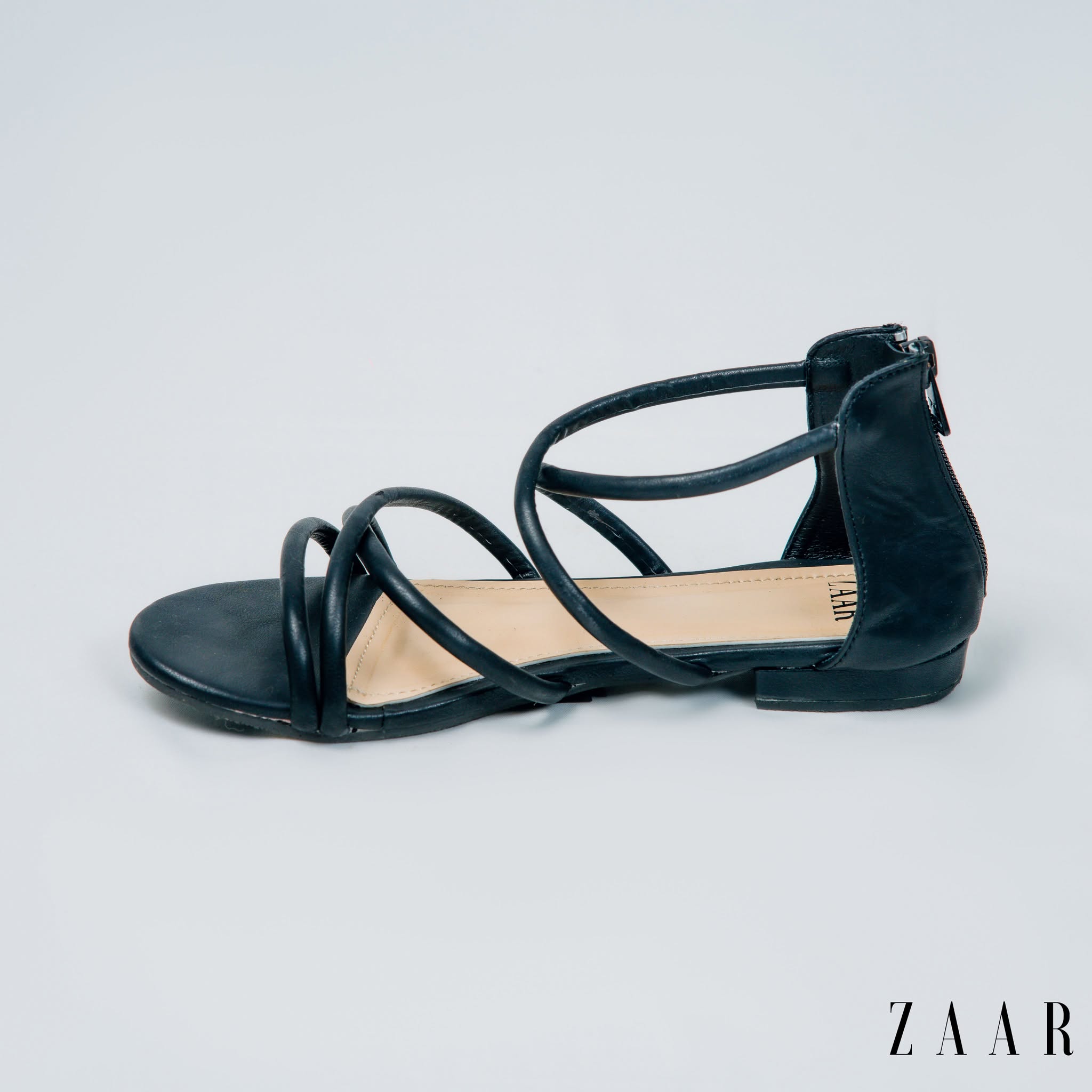 Chic Cascades in Black