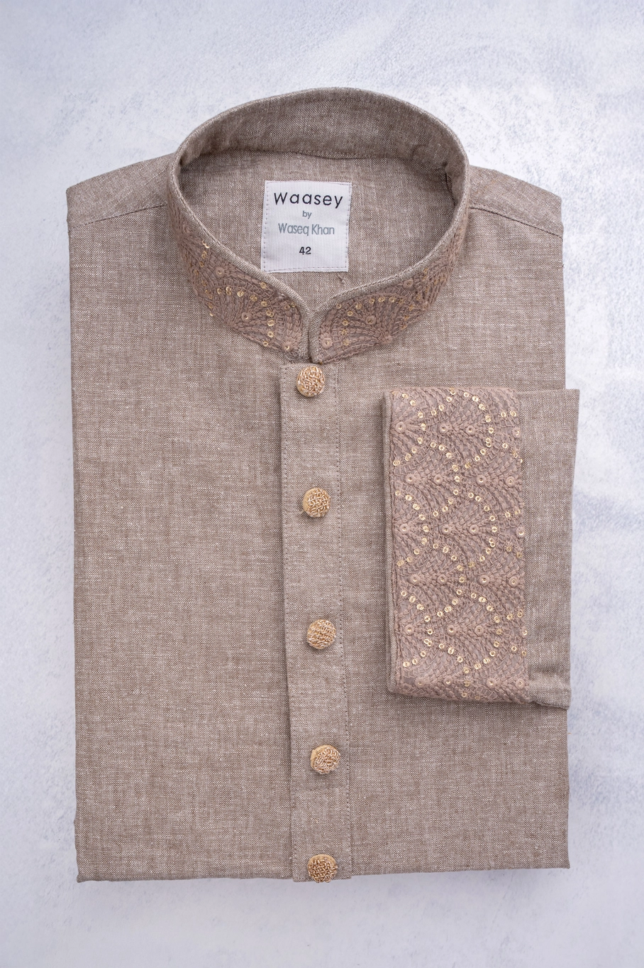 Swirling Sequin Panjabi