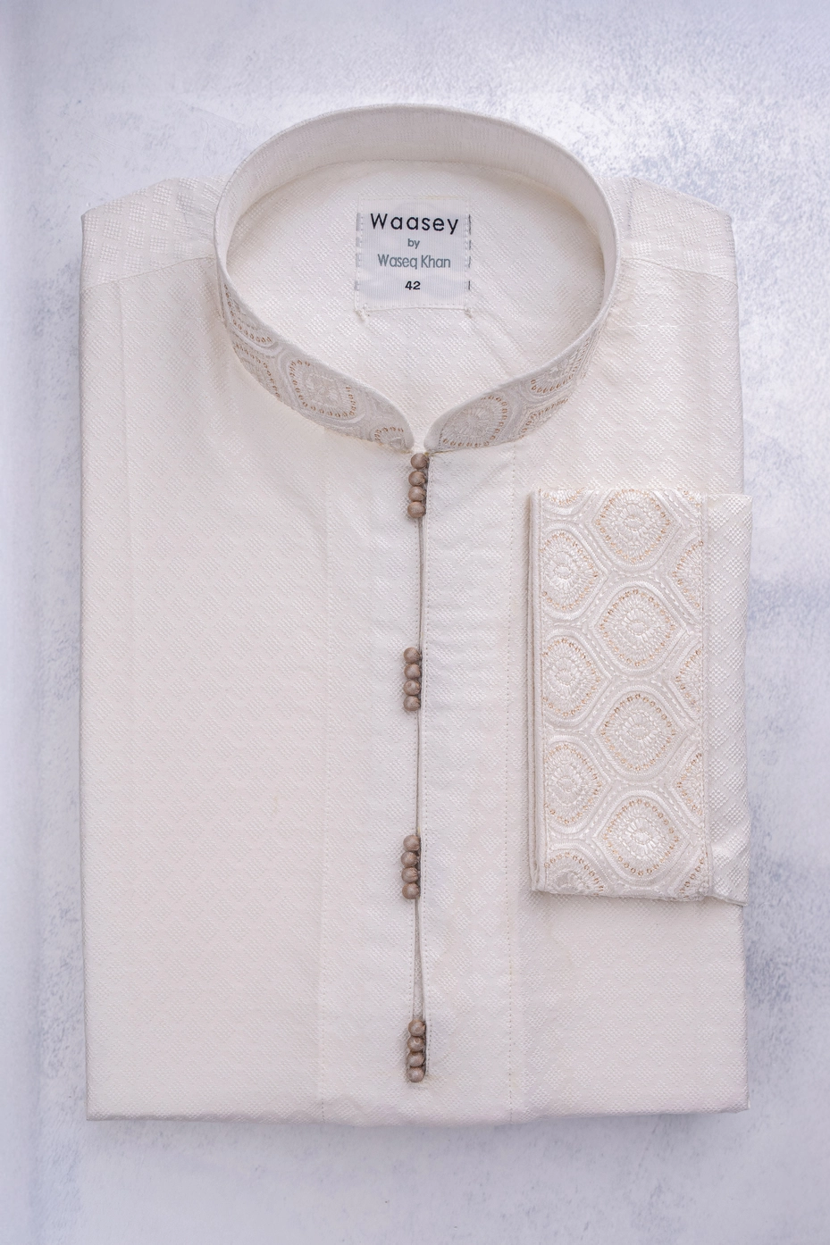 Geometric Jacquard Panjabi