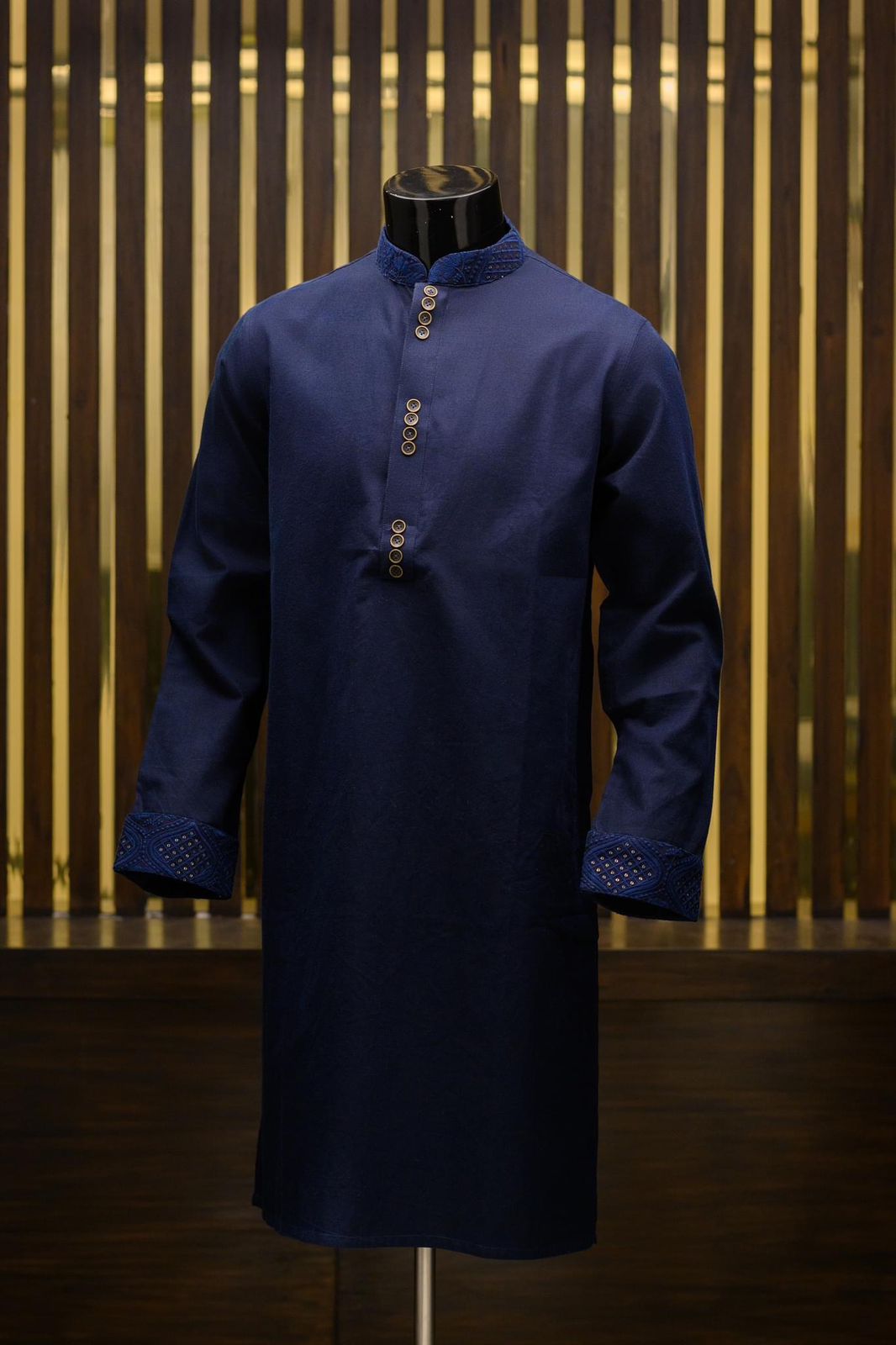 Navy Blue Panjabi