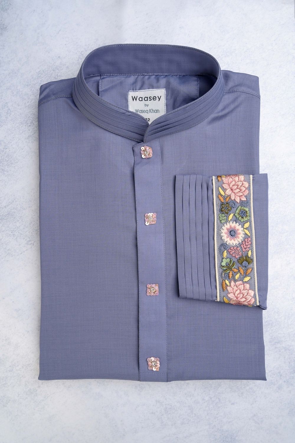 Lavender Blue Delicate Panjabi